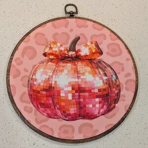 2-Pack Disco Pumpkin Funky Wall Decor